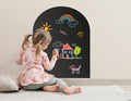 Magnetic Chalkboard Wall Arch Decal