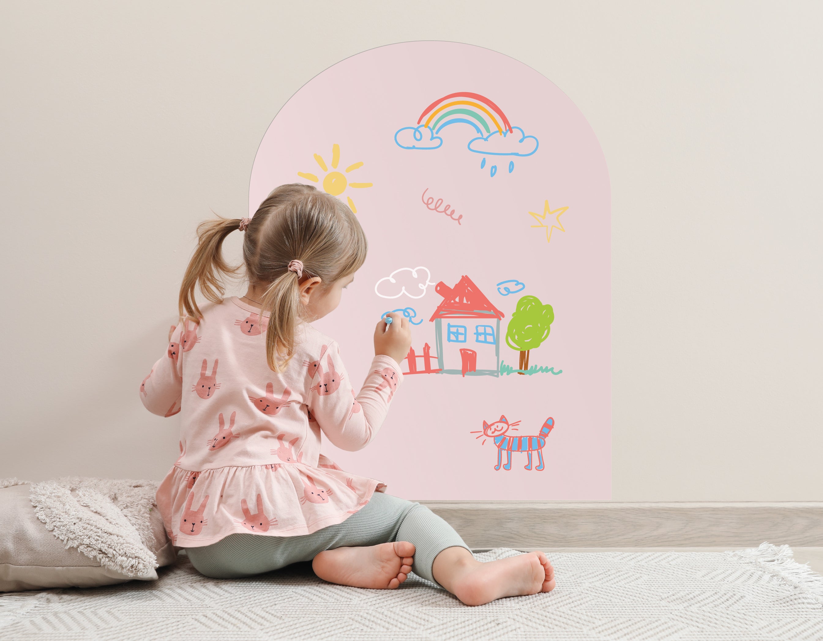 Magnetic Chalkboard Wall Arch