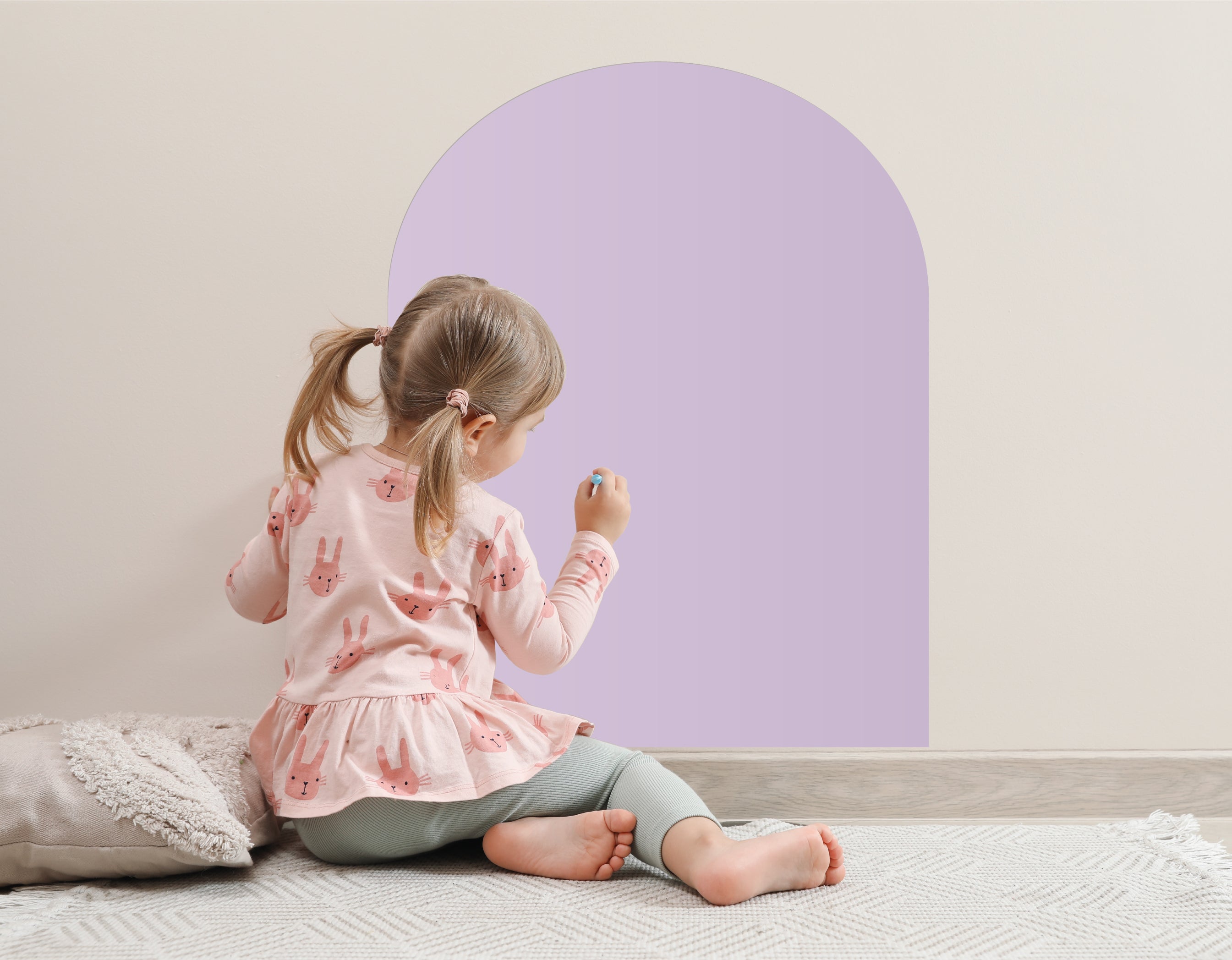 Magnetic Chalkboard Wall Arch Decal